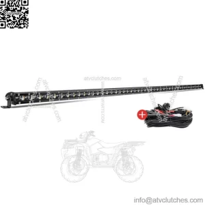 For Can-am Maverick X3 DS RS MAX Strobe 50" LED Light Bar Upper Roof w/Wire Kit