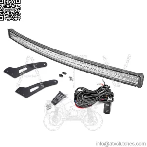 Fit Can-am Maverick X3 DS RS MAX Curved 52" LED Light Bar Upper Roof Brackets