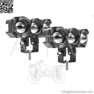Pair 3" 96W Yellow/White Pods LED Work Driving Light Bar for Can-am Maverick X3