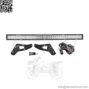 For Can-am Maverick X3 52" Curved LED Light Bar Upper Roof Brackets Kit