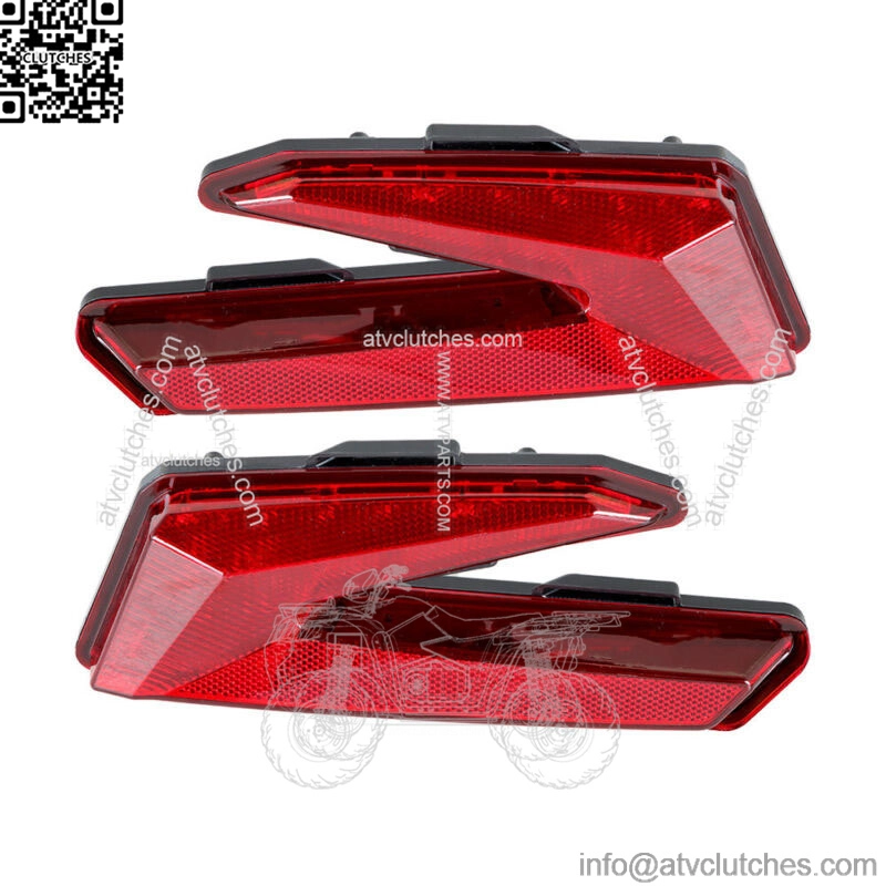 Red LED Tail Lights For 2017 2018 2019 Can-Am Maverick X3 Max R 4x4 Turbo DPS