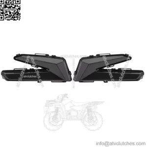 PAIR BLACK LED TAIL LIGHTS FOR 2017+ CAN AM MAVERICK X3 TURBO X DS RC RS SMOKED (For: Can-Am Maverick X3)