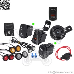USB Turn Signal Street Legal Blinker Kit For Polaris Ranger 500 570 900 1000 xp