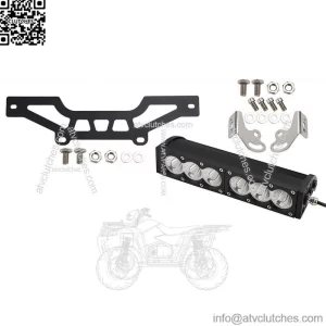 Front Grille with 11Inch 60W LED Light Bar For Can-Am Maverick X3 2016-2023 UTV