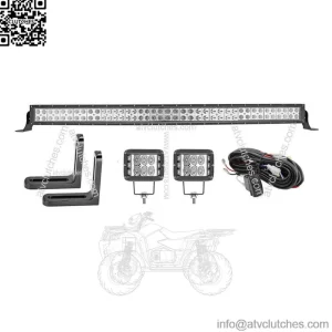 For Can-Am Maverick X3 42" Curved Light Bar Mount Kit Side Shooter Pods