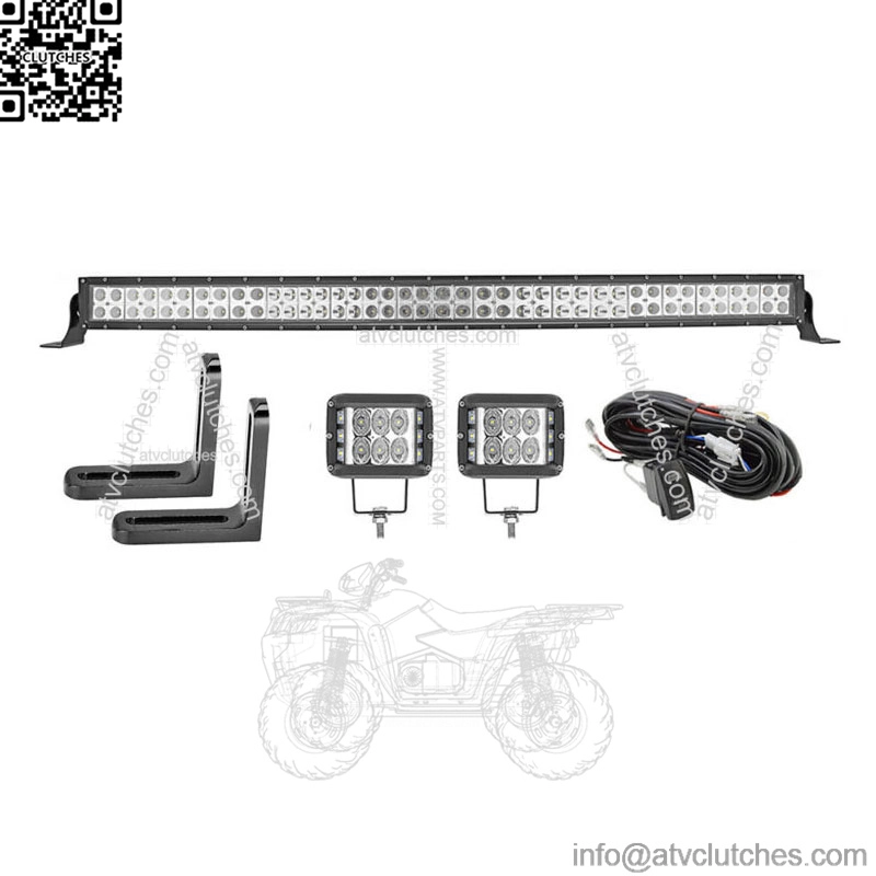 For Can-Am Maverick X3 42" Curved Light Bar Mount Kit Side Shooter Pods