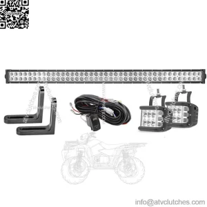 For Can-Am MAVERICK X3 Roof 40" LED Light Bar Mount Kits Side Shooter LED Pods