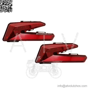Pair Turbo R LED Brake Tail Light Red 710004744 For 2017-2021 Can-Am Maverick X3