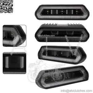 For Can-Am Maverick X3 Polaris RZR Truck Rear Brake Stop Lights LED Chase Light