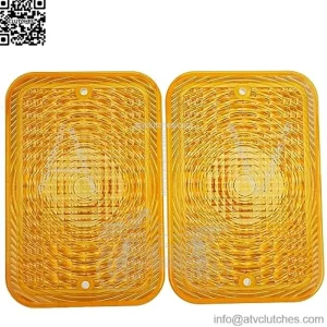 2PCS Amber Lens LVU18745 Compatible for John Deere Tractor 1023E 1025R 1026R 2027R 2032R 3120 3203 3320 4105 4520 4600 5415 5425