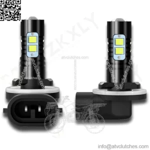Compatible for JD Deere Gator HPX615E 815E 625i 825i 825E Headlights; AXE16948 Light Bulbs, 886/894/896/881 Fog Light Bulbs, 6000K Cool White, Plug N Play, 300% Brightness, 2-Pack