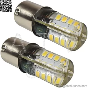 2-Pack 1156 Ultra Bright LED Bulbs Cool White compatible with John Deere JD AD2062R Parts Replacement LA115 D130 CS & CX Gator D110 GT235 L130 s240 X300 LT155 LA130 318 316 L110 GT245