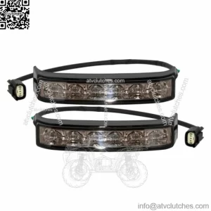 LED Saddlebag Turn Signals Brake Running Light Black Harley Touring 14+ (For: Harley-Davidson)