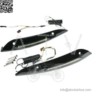 Custom Dynamics Sequential Black LED Windshield Trim Harley Road Glide - 2015+ (For: Harley-Davidson)