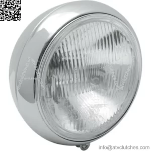 Drag Specialties Chrome 7" Replacement Headlight Assembly Harley Softail 86-17 (For: Harley-Davidson)
