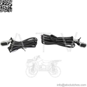 Chrome LED Handlebar Marker Smoke Lens Lights Drag Touring Softail V-Rod Harley (For: Harley-Davidson)