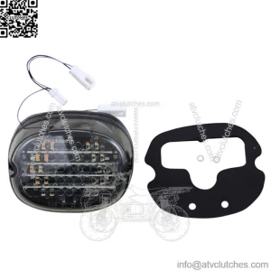 Custom Dynamics Low Profile LED Taillight Smoke Lens No Window 99+ Harley (For: Harley-Davidson)