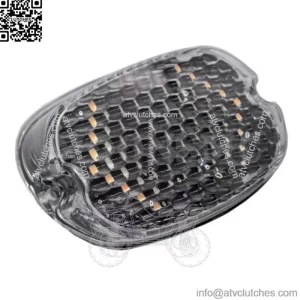Moons MC V3 Clear Low Profile LED Taillight Turn Signals Harley Softail Dyna XL (For: Harley-Davidson)