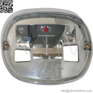 Custom Dynamics Chrome Taillight Light Base Plate Bezel Harley Dyna Softail XL (For: Harley-Davidson)