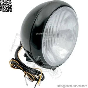 Drag Specialties Black Replacement Headlight Kit Assembly Harley Softail 86-17 (For: Harley-Davidson)