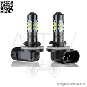 Compatible for Deere Gator X754 X758 XUV 550 560 590i JD AM144881 Headlights, 886/894/896/881 Light Bulbs, Plug N Play, 300% Brightness, 6000K White 12V 35W Light Bulbs, 2-Pack