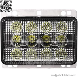 AGP.1978 6x4 60W LED Headlights 12V Front Hood Light Compatible with JD Tractors 5076EF,5076EL,5090EH,5090EL,5095MH,5105ML,6120,6120L,6220 Replace Part NO. AL75338