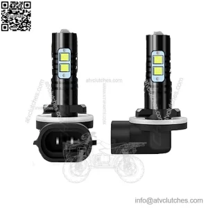 Compatible with John Deere Tractor Riding Mower Gator Light Bulbs, R136239 AXE16948 AM118013, 881 889 862 886 894 896 898 Bulbs, 6000K Cool White, Plug and Play, Pack of 2