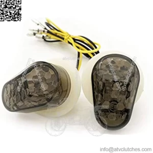 Motorcycle Flush Mount LED Turn Signals Smoke For Yamaha FZ1 FZ6 FZR FAZER YZF R1 R6 R6S FZ1 FZ6 FZ8 FAZER XJ6 MT03