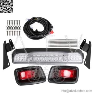 Golf Cart LED Light Bar Kit With LED Taillights For 1996-2013 EZGO TXT