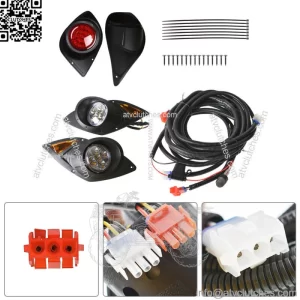 FOR YAMAHA G29 Drive GAS OR ELECTRIC Golf Cart LED Headlight & Tailight 2007+