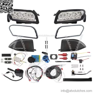 Golf Cart Deluxe Plus LED Light Kit Fit Club Car Tempo Electric & Gas