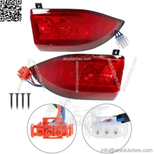 12V Golf Cart LED Taillight For Club Car Precedent 2004-Up and Tempo 2018-Up