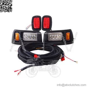 Club Car DS Light Kit Fits Factory Body 1993-2013, 12V LED Headlights Taillights