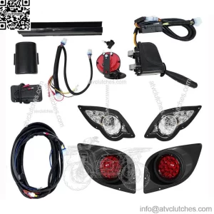 LED Headlight TailLight Kit for Yamaha Drive2 Golf Cart Light Kit 2017 and up