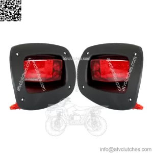 For EZGO RXV Golf Cart 2008 - 2015 LED Tail Light Replacement Assemblies