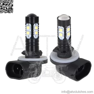 Golf Cart 100W LED Headlights Light Bulbs For EZGO Freedom TXT Shuttle RXV