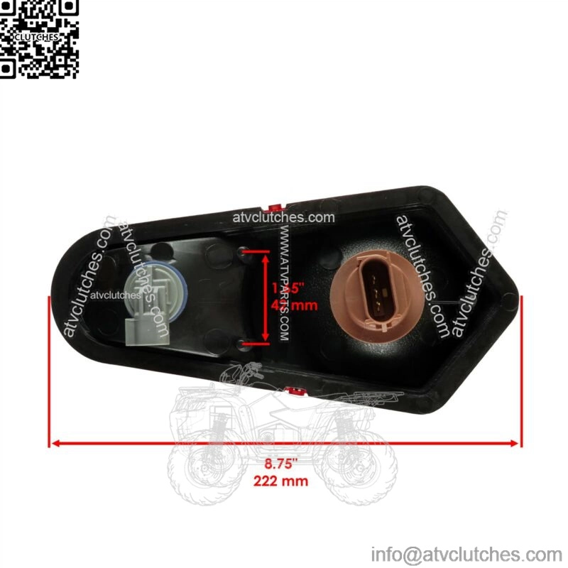Left Right Taillight Assembly for Polaris Sportsman 500 2005 2006 2007 2008 (For: Polaris Sportsman 800) - Image 2