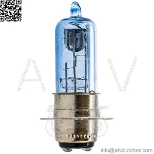 Headlight Bulb for Yamaha Kodiak 450 Honda FourTrax 300 Foreman Rancher 400 Suzuki Kawasaki Can-Am 2 Pack