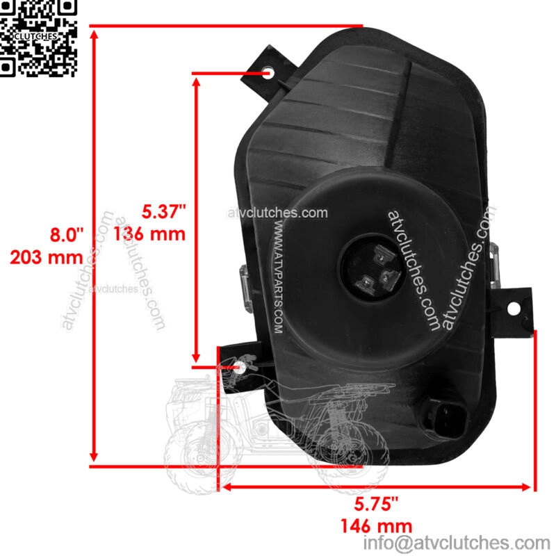Headlights for Polaris Sportsman Forest 500 Tractor 2011 - 2014 Left Right (For: Polaris Sportsman 570) - Image 2