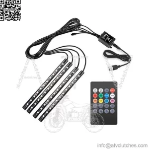 RGB LED Lights Car Interior Floor Decor Atmosphere Strip Lamp Parts Accessories (For: Chevrolet Silverado)