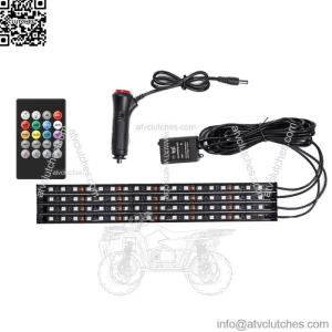 Parts Accessories RGB LED Lights Car Interior Floor Decor Atmosphere Strip Lamp (For: Chevrolet Silverado)