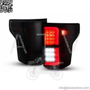 LED Tail Lights Lamp LH RH Smoked For 2015-2020 Ford F150 F-150 Car Parts AUXITO (For: Ford F-150)