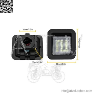 Fits Ford F-150 2X White License Plate Light 6000K Super Bright Waterproof Parts (For: Ford F-150)