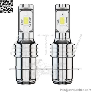 For Honda TRX450ES 1998-2001 Foreman 450 4x4 ES - LED Headlight White 2x Bulbs (For: More than one vehicle)