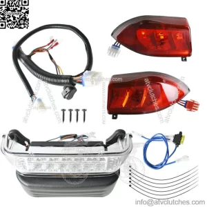 For Club Car Precedent 2004-2008 Golf Cart LED Headlight Tail Light Kit 12V