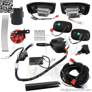 Golf Cart LED Headlight and Tail Light Kit  Fits For Club Car DS Carts 1993-UP