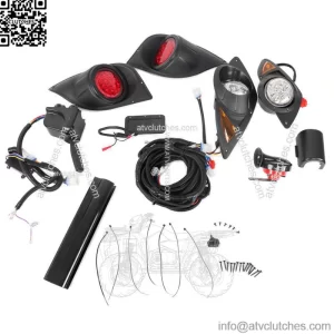 12V LED Light Kit + Turn Signal Horn Brake For Yamaha G29 YDR Drive 2007+ Golf