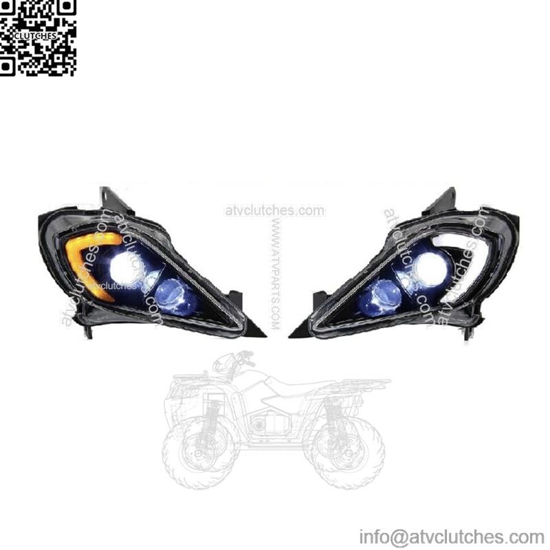 LED Headlight set. Fits: 2006 - 2024 YAMAHA YFZ 450 700R YFM 250 350 700 (For: More than one vehicle)