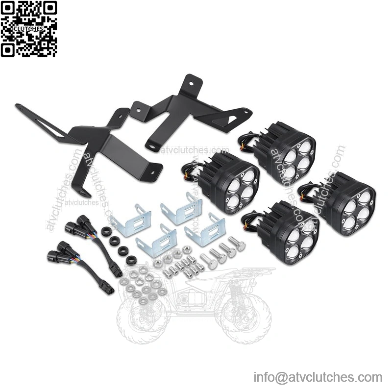 For Yamaha Raptor 700 / 700R Driving Headlight LED Work Lights 2013-2023 4-Pack