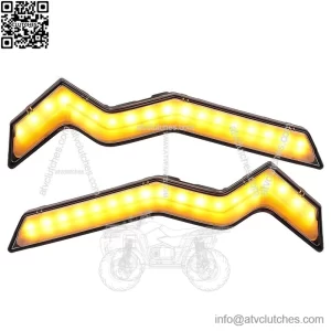UTV Turn Signal Fang Accent Lights for Polaris RZR XP 1000 4 (2024-2025 Models) - LED Off-Road Lighting Upgrade